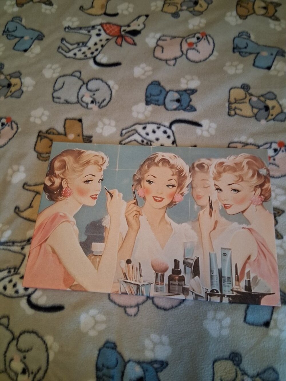 RARE 1950S MCM CANVAS ART